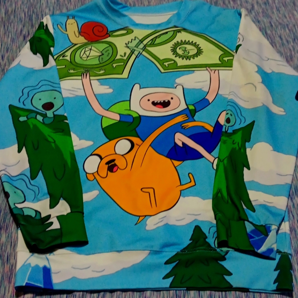 Adventure time long sleeved shirt